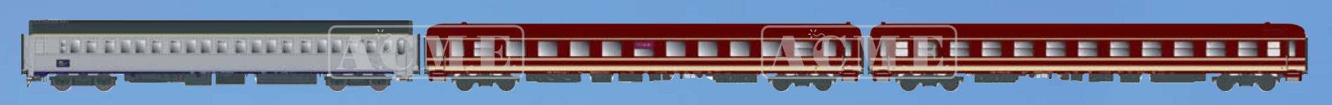ACME 55336 - H0 - 3-tlg. Set Schlafwagen European Sleeper, Ep. VI - Set 1